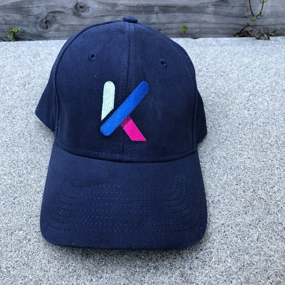 CAP AMERICA KONEKSA HEALTH Biomarkers Hat Men's Blue Adjustable Baseball Cap​​​​